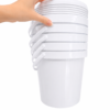 9L Fino Bucket Stet of 5 Hand Storage Containers : 9l Bucket Fino White