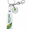 CB_MDF_MK4 Laser Sublimation Blanks : Blank, Sublimation MDF Cricket Bat & Ball with silver split keyring & chain