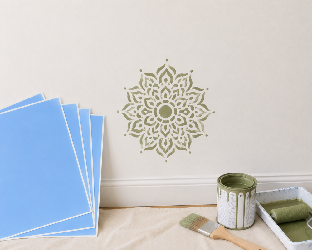 Arts & Crafts : Stencil Adhesive Vinyl Sheets (Pack of 5 30 by 30cm)