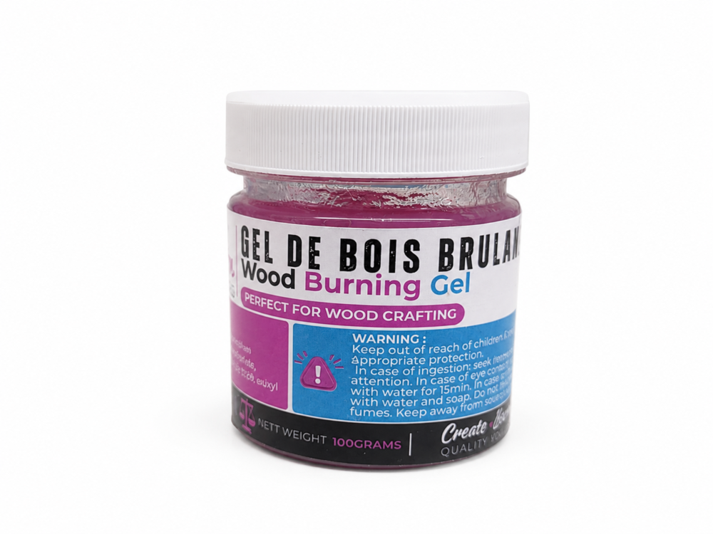 WB_Gel_NB_2 Arts & Crafts : Wood Burning Gel (Gel De Bois Brulant), Create, Burn & Inspire - Perfect for Wood Crafting