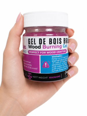Arts & Crafts : Wood Burning Gel (Gel De Bois Brulant), Create, Burn & Inspire - Perfect for Wood Crafting