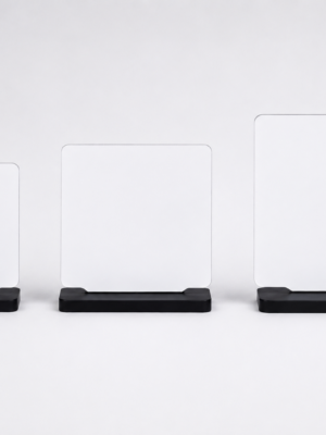 Laser Sublimation Blanks : DIY 3mm Super Glossy Sublimation MDF Square Style Award/Trophy (Small, Medium & Large)