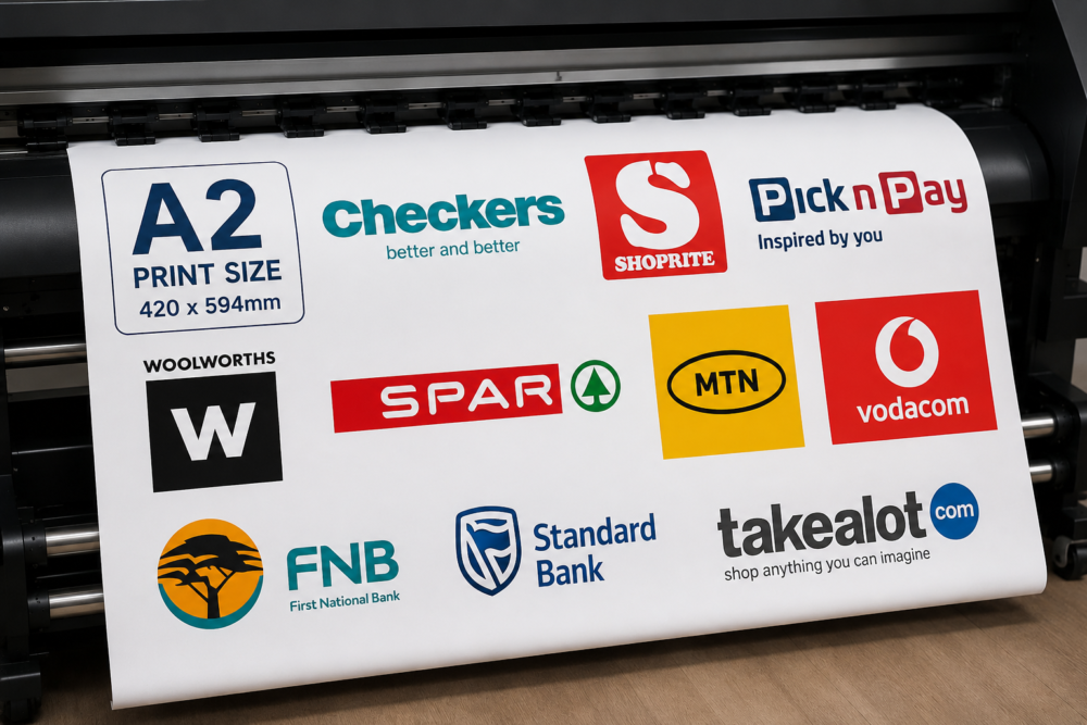 Eco Solvent Stickers : Customise your own : A2 Size