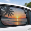 Sunshade1 Sublimation Blanks : Blank, polyester Sublimation Car Sunshade Blanks (Pack of 2)