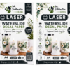 Sublimation Blanks : Waterslide Transfer Paper Decal for LASER (White & Clear, Pack of 5)