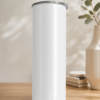 20oz Curved White Tumbler 2 Sublimation Blanks : 20oz White Curved Edge Bottom Tumbler (TTX)