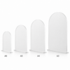 Laser Blanks : 3mm FORSTED S/S Acrylic Arched Boards with lip &amp 3mm Stand (A6, A5, A4, A3)