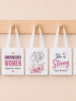 Sublimation Blanks : Mini Tote Bags (Packs of 5)