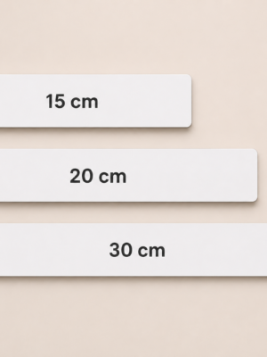 Sublimation Blanks : 3mm Sublimation MDF Rulers (15cm, 20cm, 30cm)