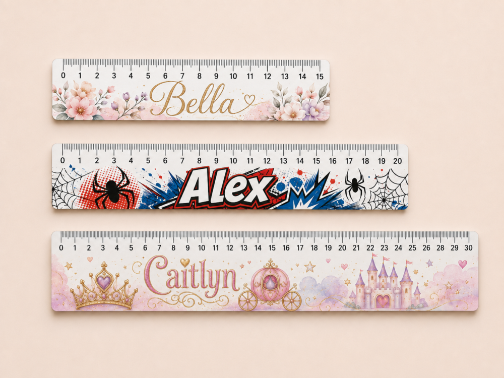 Rulers_MDF_All2 Sublimation Blanks : 3mm Sublimation MDF Rulers (15cm, 20cm, 30cm)