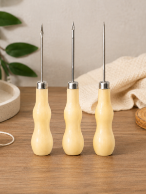 Arts & Crafts : 3-Piece Candle Wick Punch Tool Set