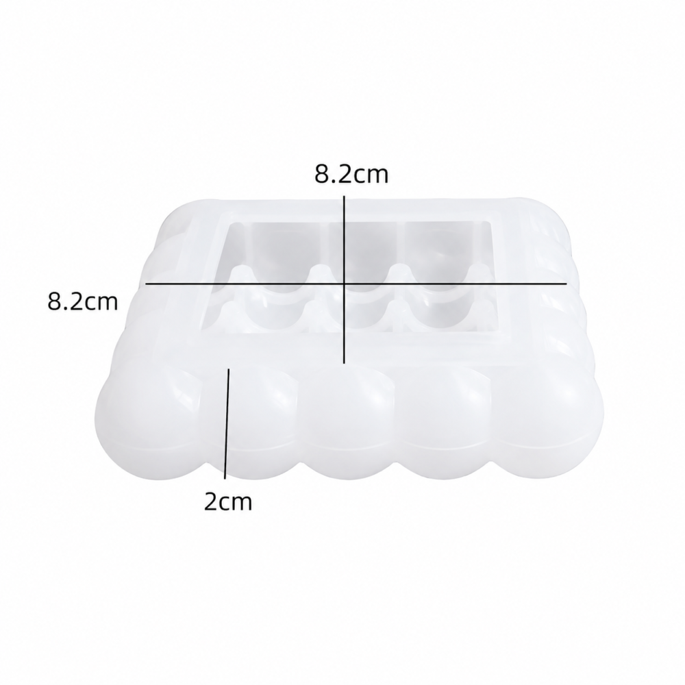 Silicone Mould : Mini Bubble Coaster or Tray Silicone Mould (Bub2)