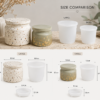 Silicone Mould : Classic Keepsake Jar Silicone Mould (Small & Large) (CJSM)