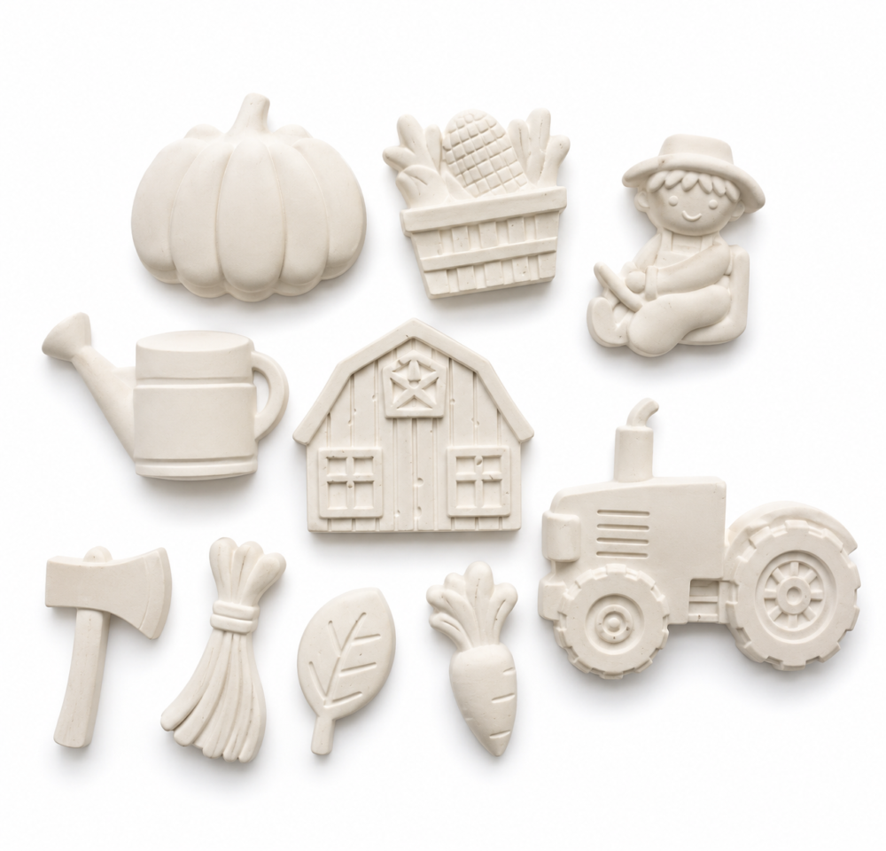 Farm3 Silicone Mould : Farm Life Silicone Mould (9 Cavity)