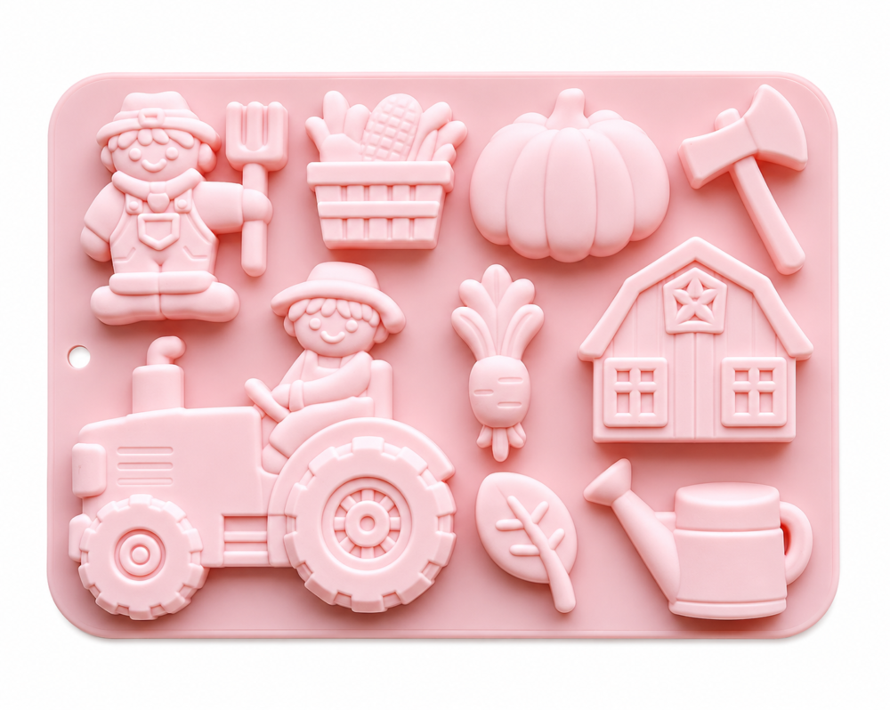 Farm5 Silicone Mould : Farm Life Silicone Mould (9 Cavity)