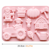 Farm6 Silicone Mould : Farm Life Silicone Mould (9 Cavity)