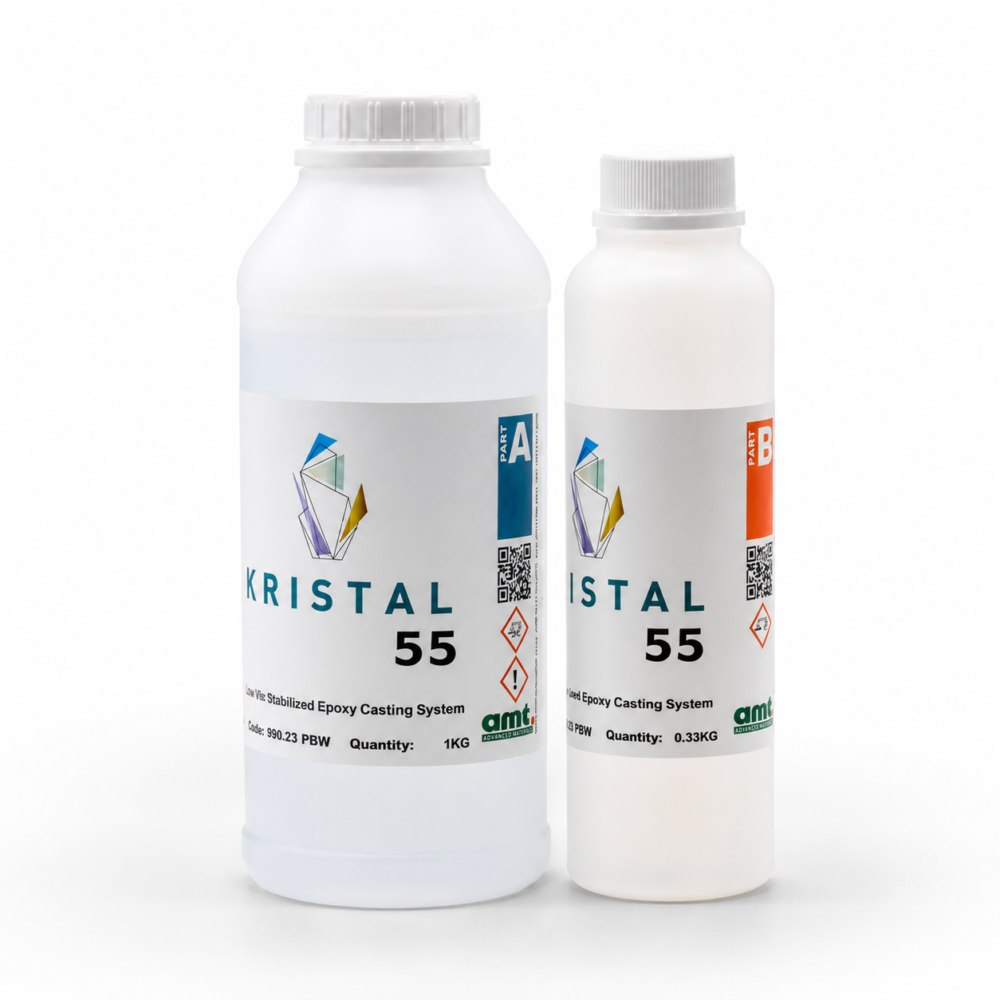 KristalEpoxy_1.33kg Resin Supplies : KRISTAL™ 55 Clear Epoxy Casting Resin – 1.33kg Kit