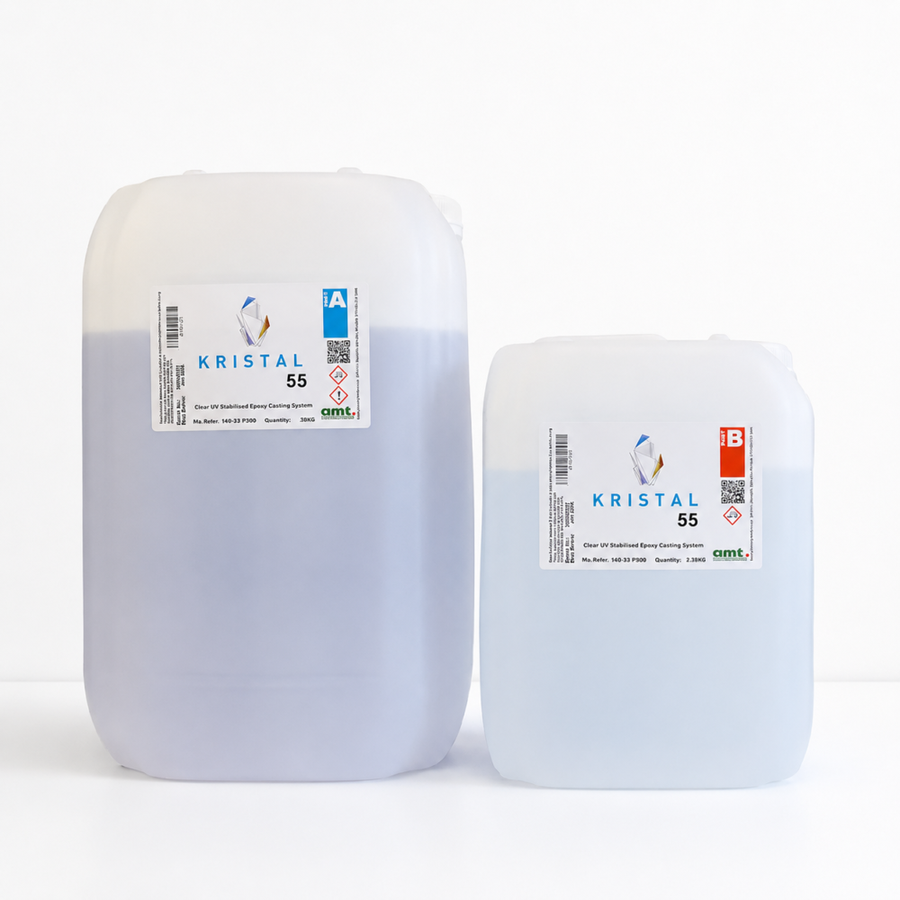 Resin Supplies : KRISTAL™ 55 Clear Epoxy Casting Resin – 33.25kg Kit