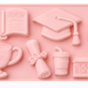Silicone Mould : School Life Silicone Mould (7 Cavity)