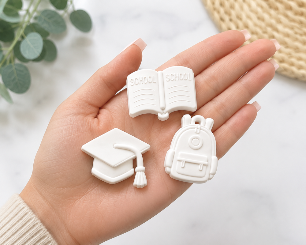 Silicone Mould : School Life Silicone Mould (7 Cavity)