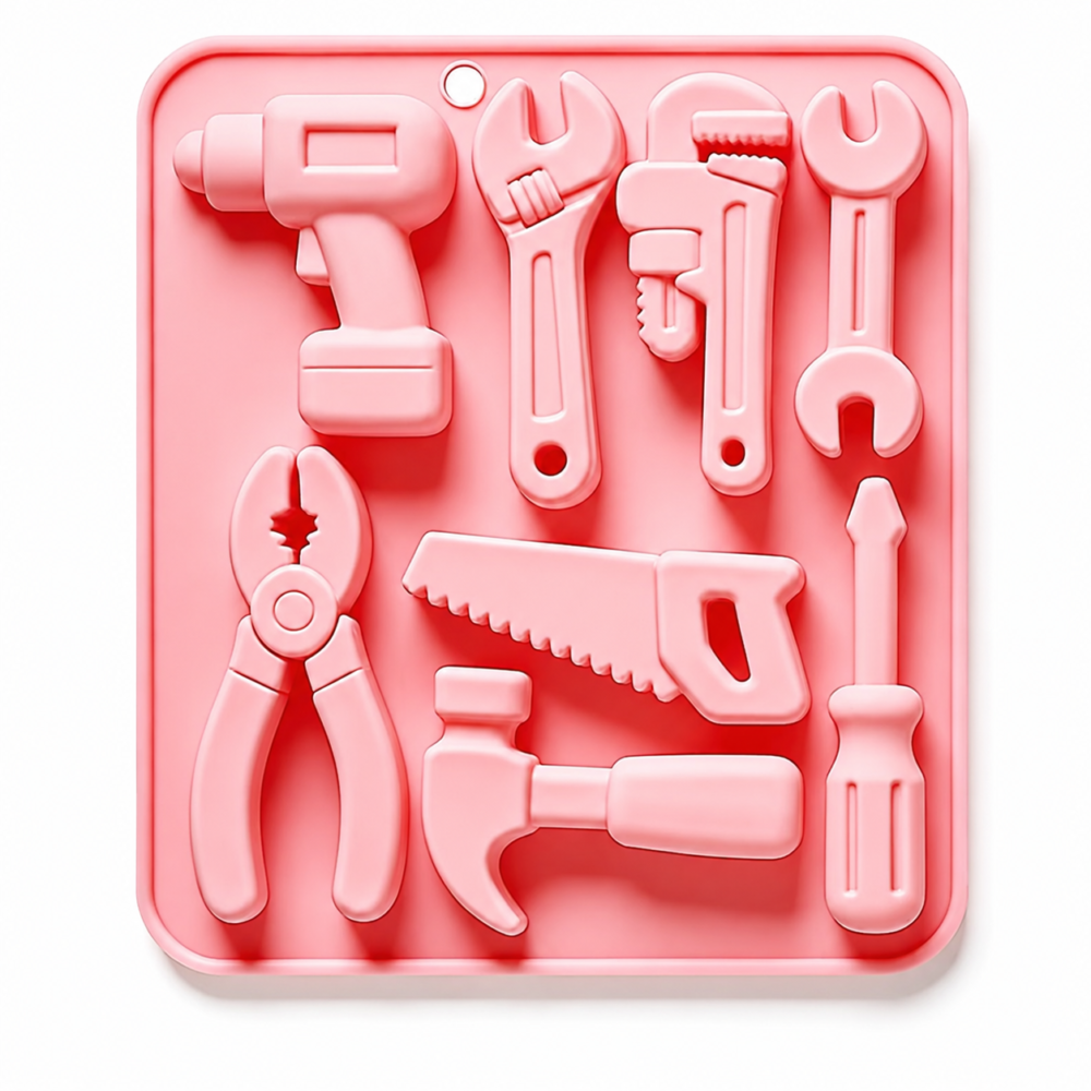 Silicone Mould : Handy Man Mini Tools Silicone Mould (TOOL1)