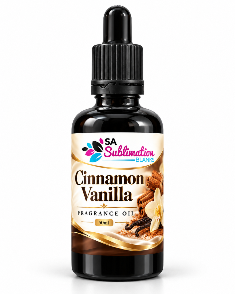 FO_CinnamonVanilla_MU Wax Candle Supplies & Consumables : Cinnamon Vanilla Fragrance Oil – 50ml