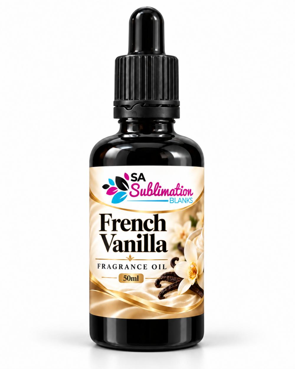 Wax Candle Supplies & Consumables : French Vanilla Fragrance Oil – 50ml