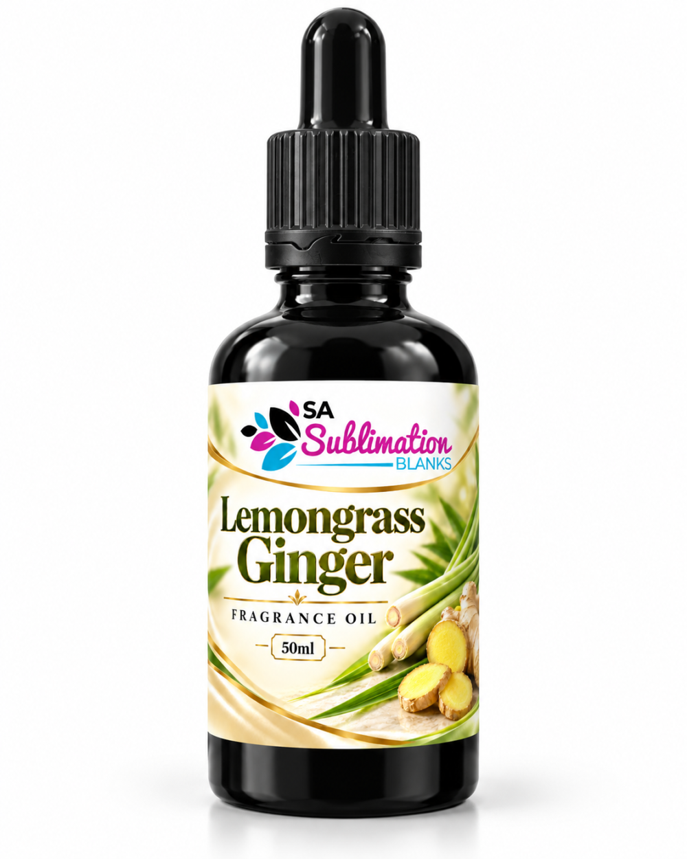 Wax Candle Supplies & Consumables : Lemongrass Ginger Fragrance Oil – 50ml