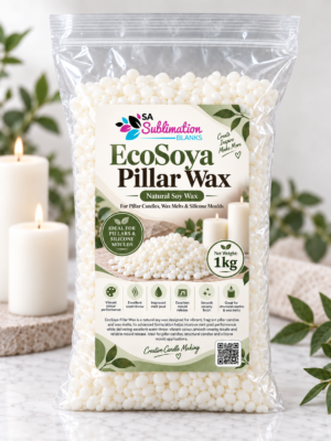 Wax Candle Supplies & Consumables : Eco Soy Pillar Wax (1kg)