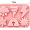 Silicone Mould : Weather Silicone Mould (6 Cavity)