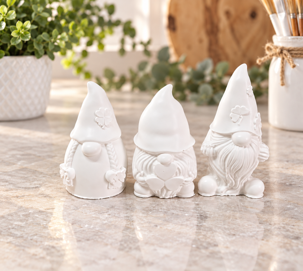 Silicone Mould : 3 Piece Gnome Set Silicone Mould (Gno02)