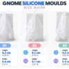 Silicone Mould : 3 Piece Gnome Set Silicone Mould (Gno02)