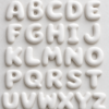 Silicone Mould : Bubble Alpha Letter Silicone Moulds (A to Z) - TAT - MADE TO ORDER