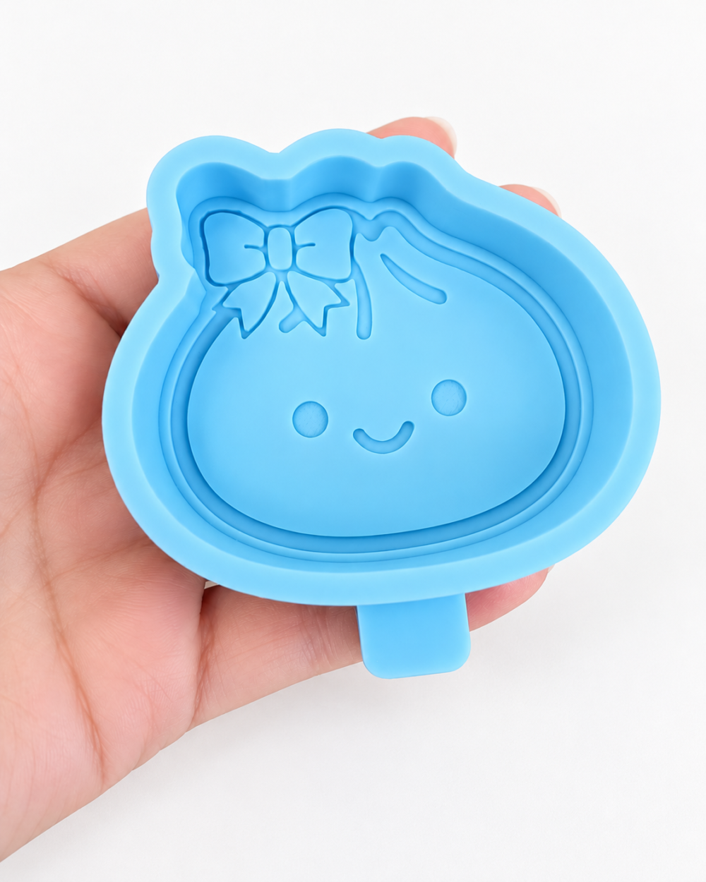 Silicone Mould : 2D Kawaii Dumpling/Bao Bun Character Silicone Mould