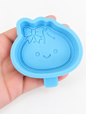 Silicone Mould : 2D Kawaii Dumpling/Bao Bun Character Silicone Mould