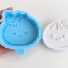 Silicone Mould : 2D Kawaii Dumpling/Bao Bun Character Silicone Mould