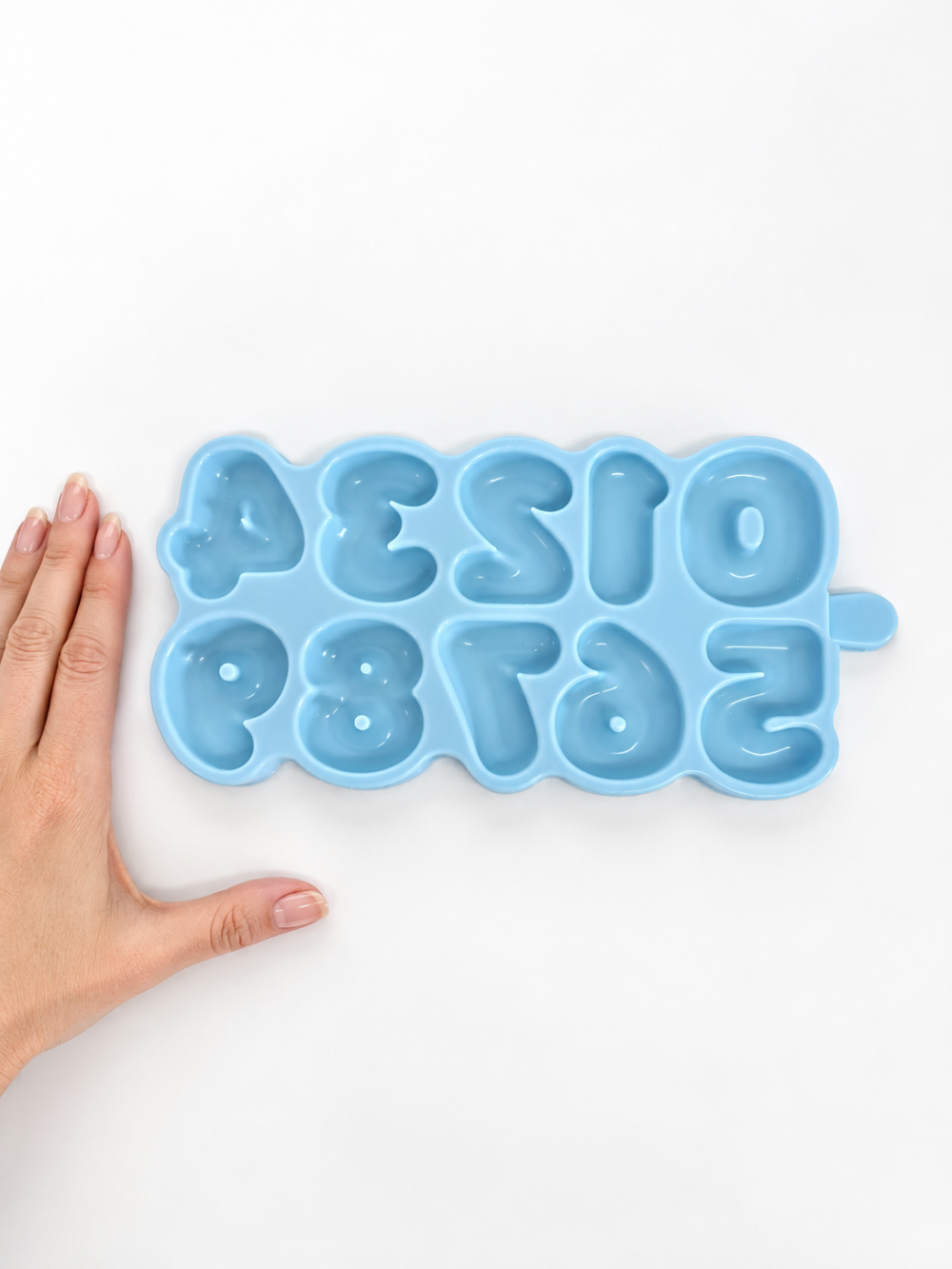Silicone Mould : Bubble Numeric Silicone Mould (0- 9) - TAT - MADE TO ORDER