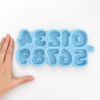 Silicone Mould : Bubble Numeric Silicone Mould (0- 9) - TAT - MADE TO ORDER