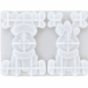 Silicone Mould : Double Christmas Deer Mould [DEER1]