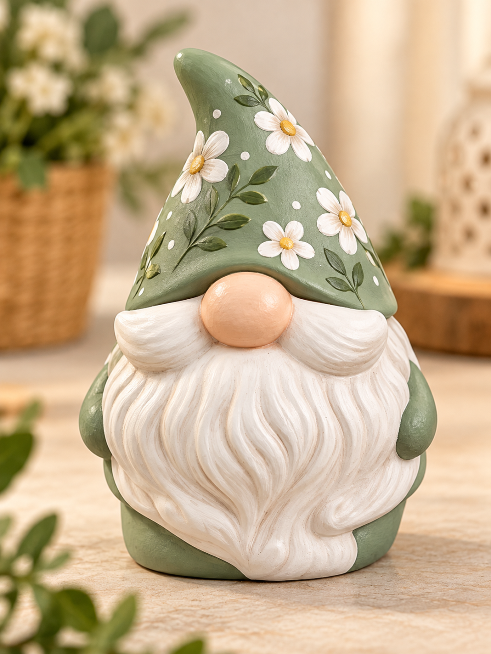 Silicone Mould : 2 Piece Large Gnome with Removable Hat Lid Silicone Mould (Gno01)