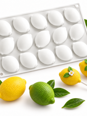 Lemon_Lem15 Silicone Mould : 15 Piece Lemon Cavity Silicone Mould