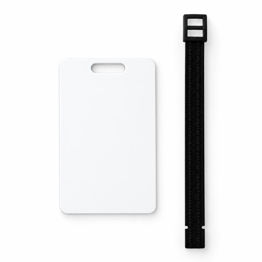 Luggage tag Laser Sublimation Blanks : 3mm Sublimer Luggage Tag or Name Tag (includes strap)