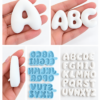 Silicone Mould : Bubble Alpha Letter Silicone Moulds (A to Z) - TAT - MADE TO ORDER