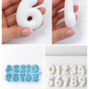 Silicone Mould : Bubble Numeric Silicone Mould (0- 9) - TAT - MADE TO ORDER