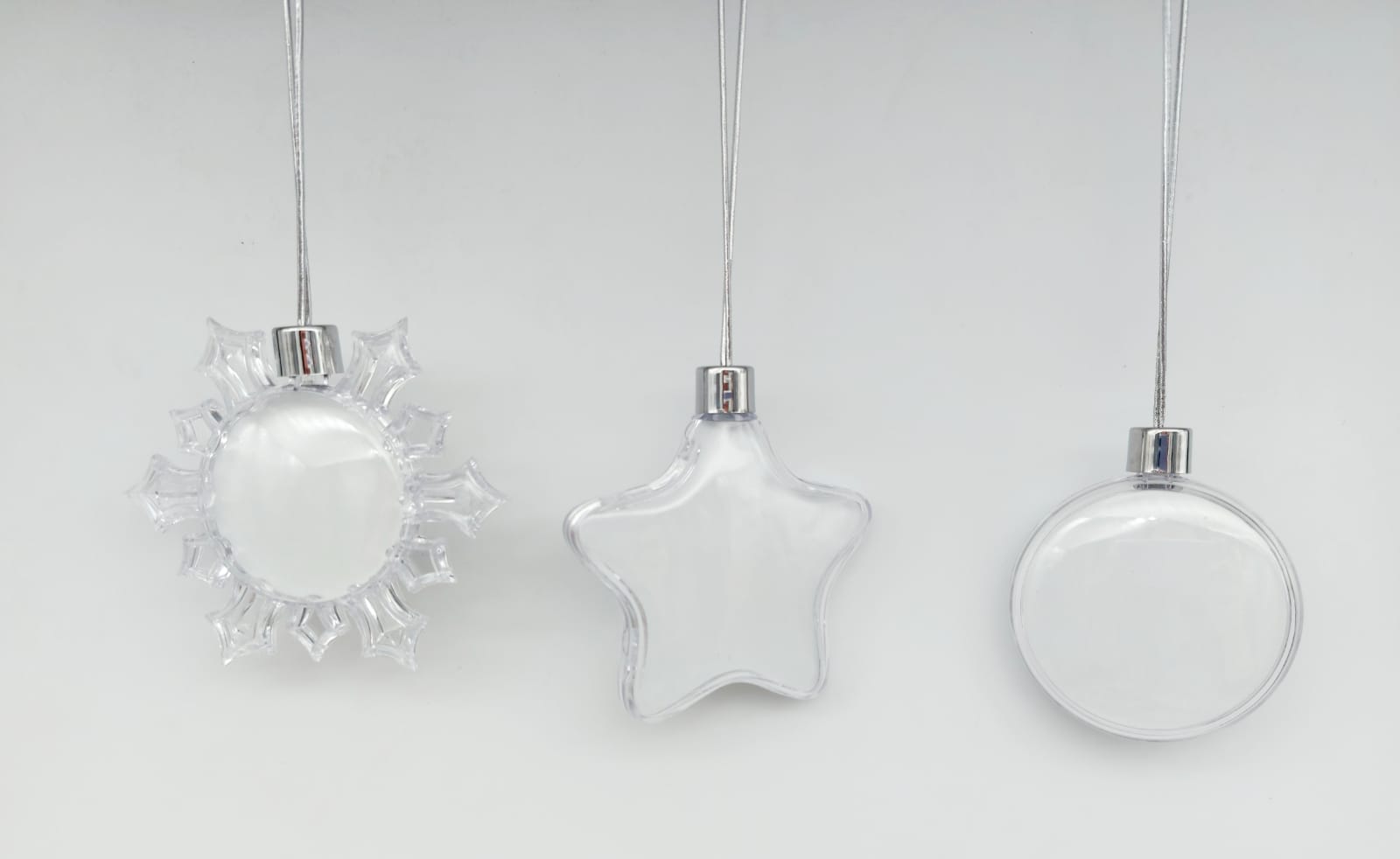2D_Allshapes_Hanging Christmas Blanks : Shaped 2D Metal Inserts Ornaments