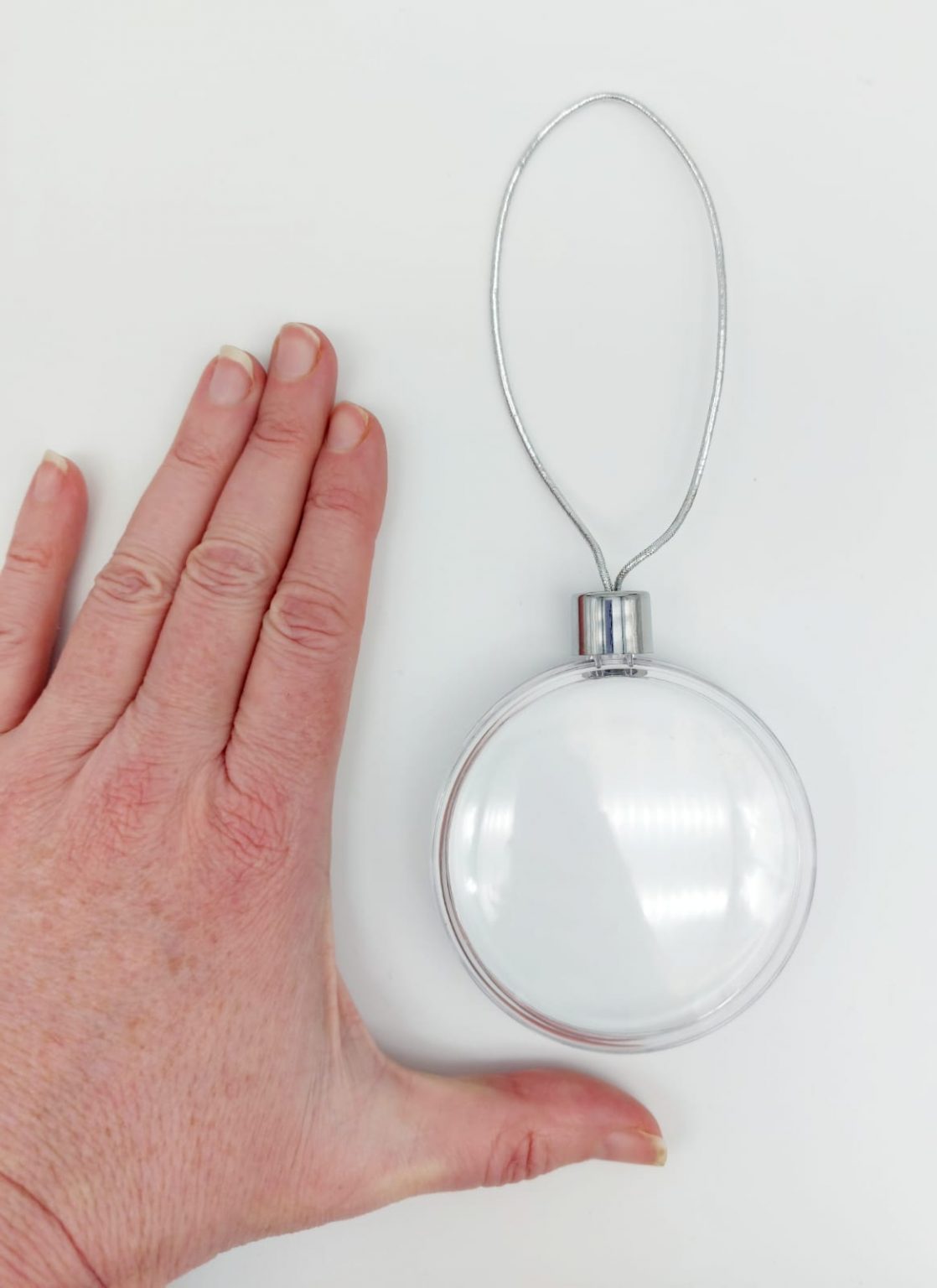 2D_Circle Christmas Blanks : Shaped 2D Metal Inserts Ornaments