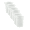 Resin Supplies : 100ml Silicone Measuring Cup - Set of 6