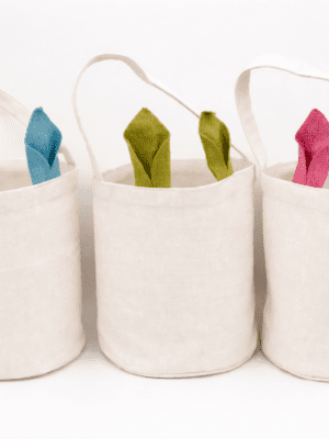 Sublimation Blanks : Easter Bunny Bags with coloured Ears