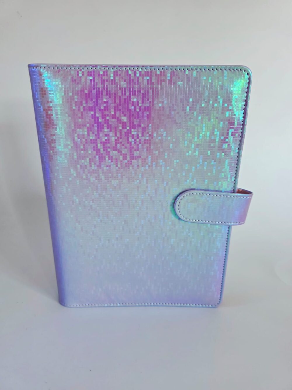Irr_silverlilacFront Budget Binders : A5 Iridescent Budget Binders