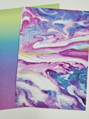 Faux Leather : 1 Piece Botanical Black/White (BOT)